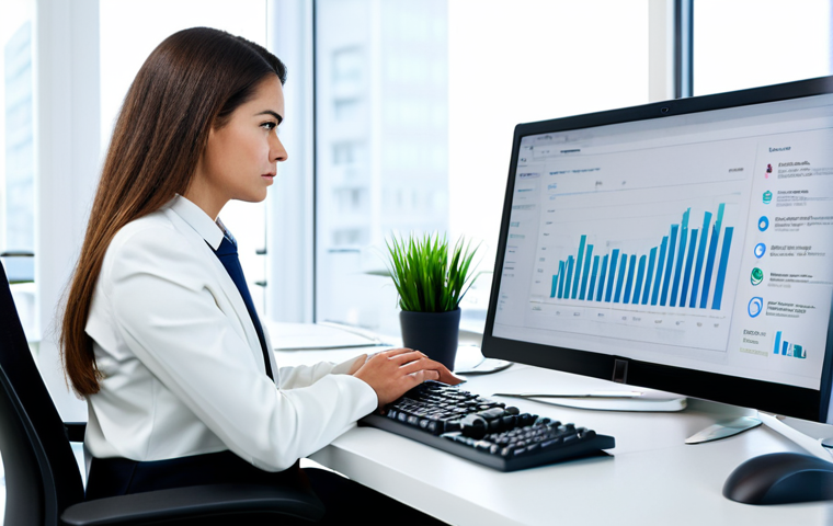 Cybersecurity Professional at Work**
A cybersecurity expert in a modern, brightly lit office. She is fully clothed in a professional business suit, working at a computer, analyzing data on multiple screens. The office has sleek, minimalist design. Focus on her concentration and dedication. Safe for work, appropriate content, professional, perfect anatomy, correct proportions, natural pose, well-formed hands, proper finger count, natural body proportions.
**