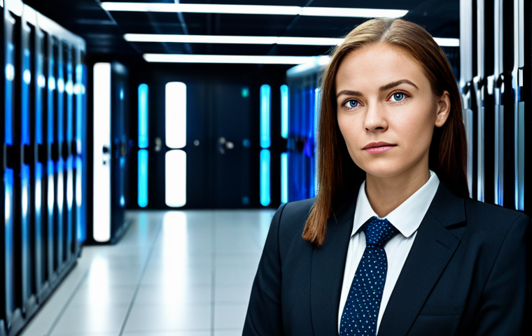 **

"A confident information security analyst, fully clothed in a professional business suit, standing in front of a modern server room filled with blinking lights, appropriate attire, safe for work, perfect anatomy, natural proportions, professional portrait, serious expression, high quality, family-friendly."

**