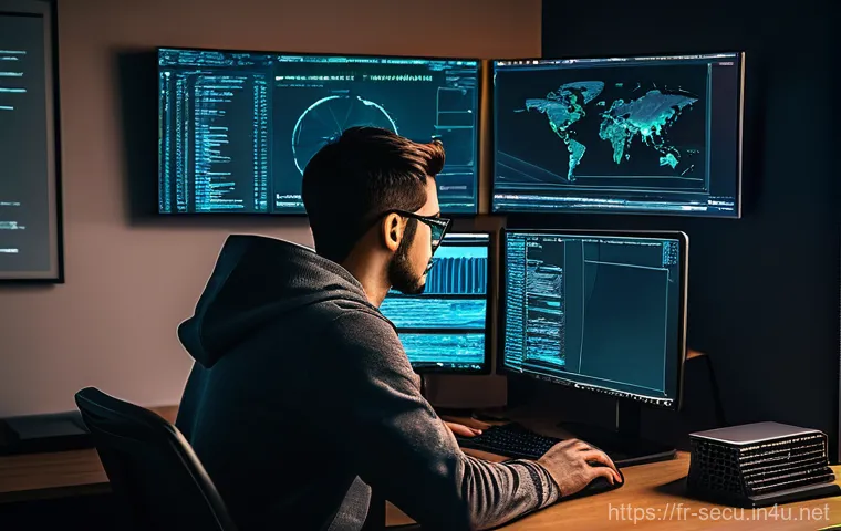 정보보안 실기 시험에서 점수를 올리는 비결 - **Prompt 1: Focused Cybersecurity Analyst in an Optimized Workspace**
    "A young, diverse individu...