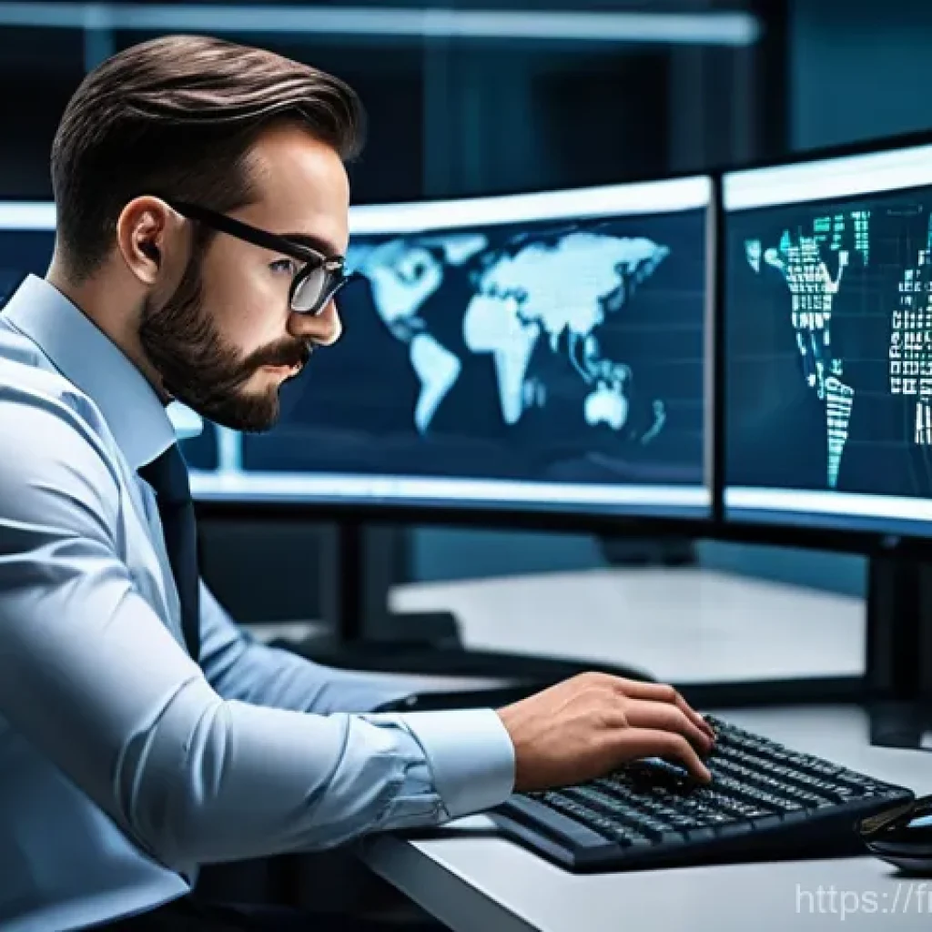 정보보안 실무에서 발생한 보안 사고 대응 일지 - **Prompt:** A focused cybersecurity analyst, dressed in smart business casual attire, meticulously i...