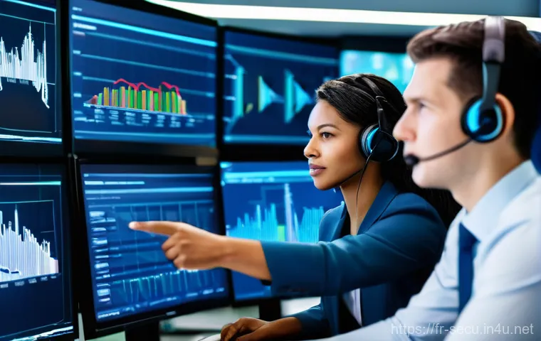 정보보안 실무에서 발생한 보안 사고 대응 일지 - **Prompt:** A focused cybersecurity analyst, dressed in smart business casual attire, meticulously i...