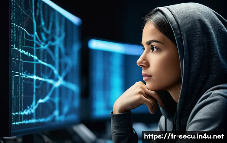 정보보안기사 실기 시험에서 자주 출제되는 문제 분석 - **Prompt:** "A focused cybersecurity professional, either male or female, deeply immersed in thought...