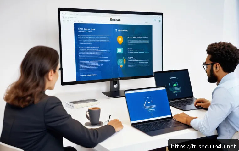 정보보안 자격증을 활용한 스타트업 취업 후기 - A modern French startup office environment featuring a diverse team of young professionals collabora...